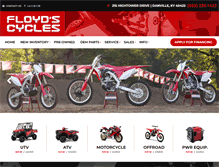 Tablet Screenshot of floydscycle.com